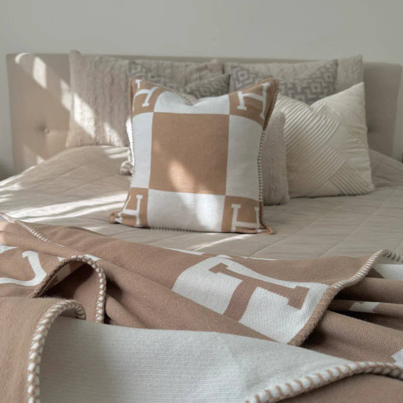 Luxe Kussenhoes wol-kasjmier - Sava - Soreho