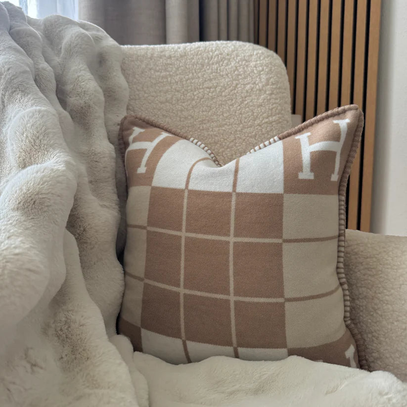 Luxe Kussenhoes wol-kasjmier - Sava - Soreho