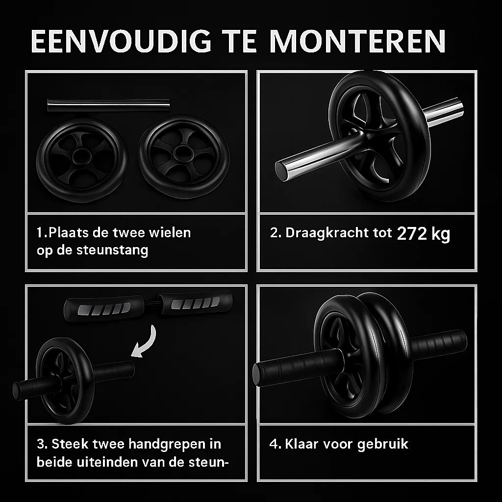 AbElite™ Roller – Kracht & Stabiliteit in Één Beweging - Soreho