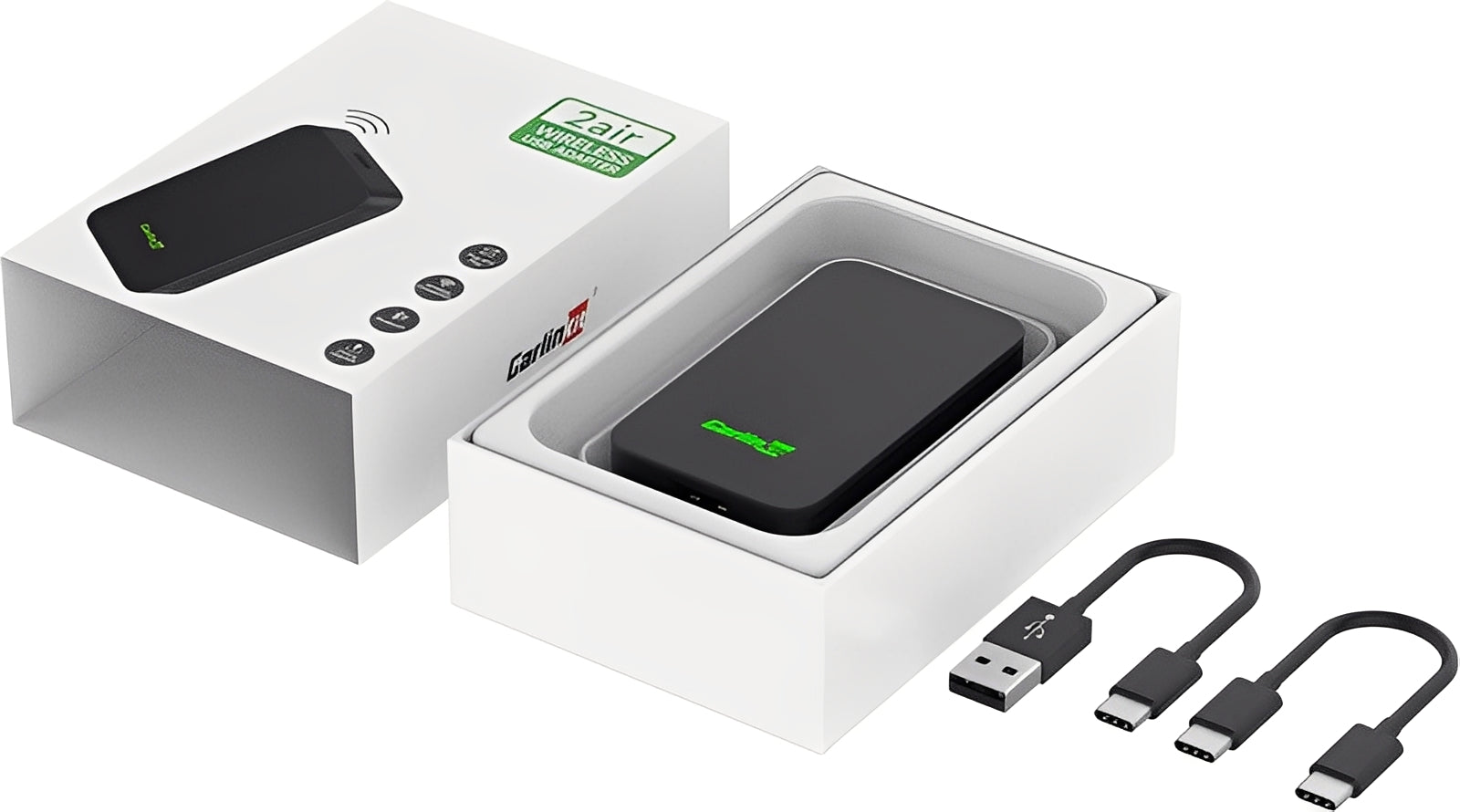 Carlinkit™ 5.0 - Draadloze Carplay Adapter - Soreho