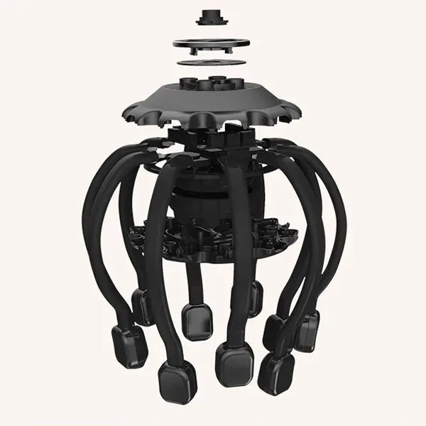 MigraRelief™ Elektrische Hoofdhuid-Massager met Roodlichttherapie - Soreho