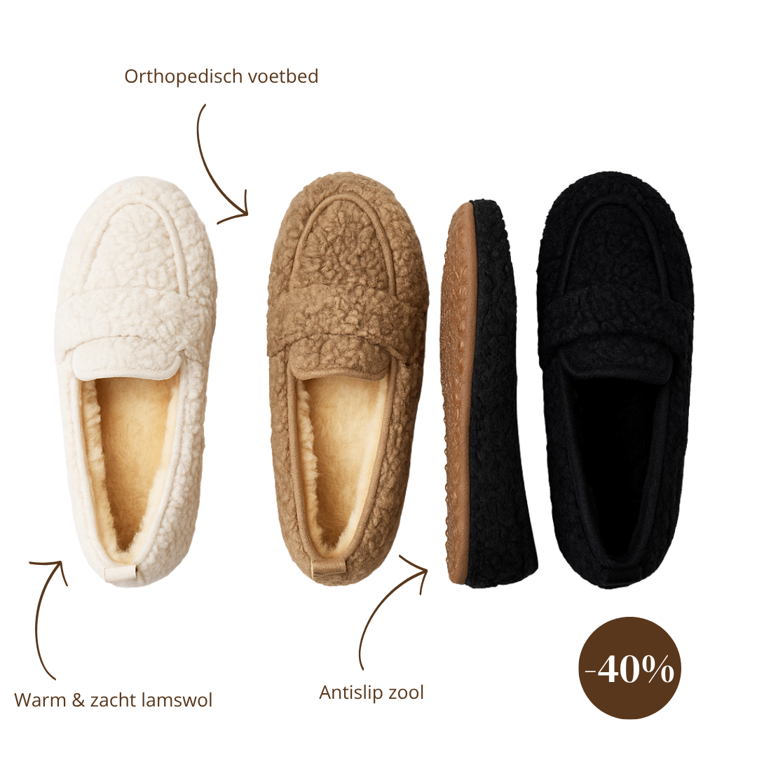 CozySteps™ Luxe Wollen Instappers