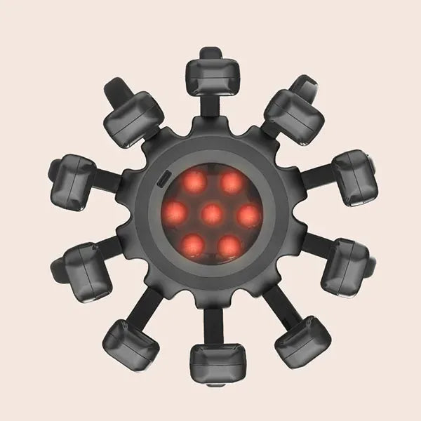 MigraRelief™ Elektrische Hoofdhuid-Massager met Roodlichttherapie - Soreho