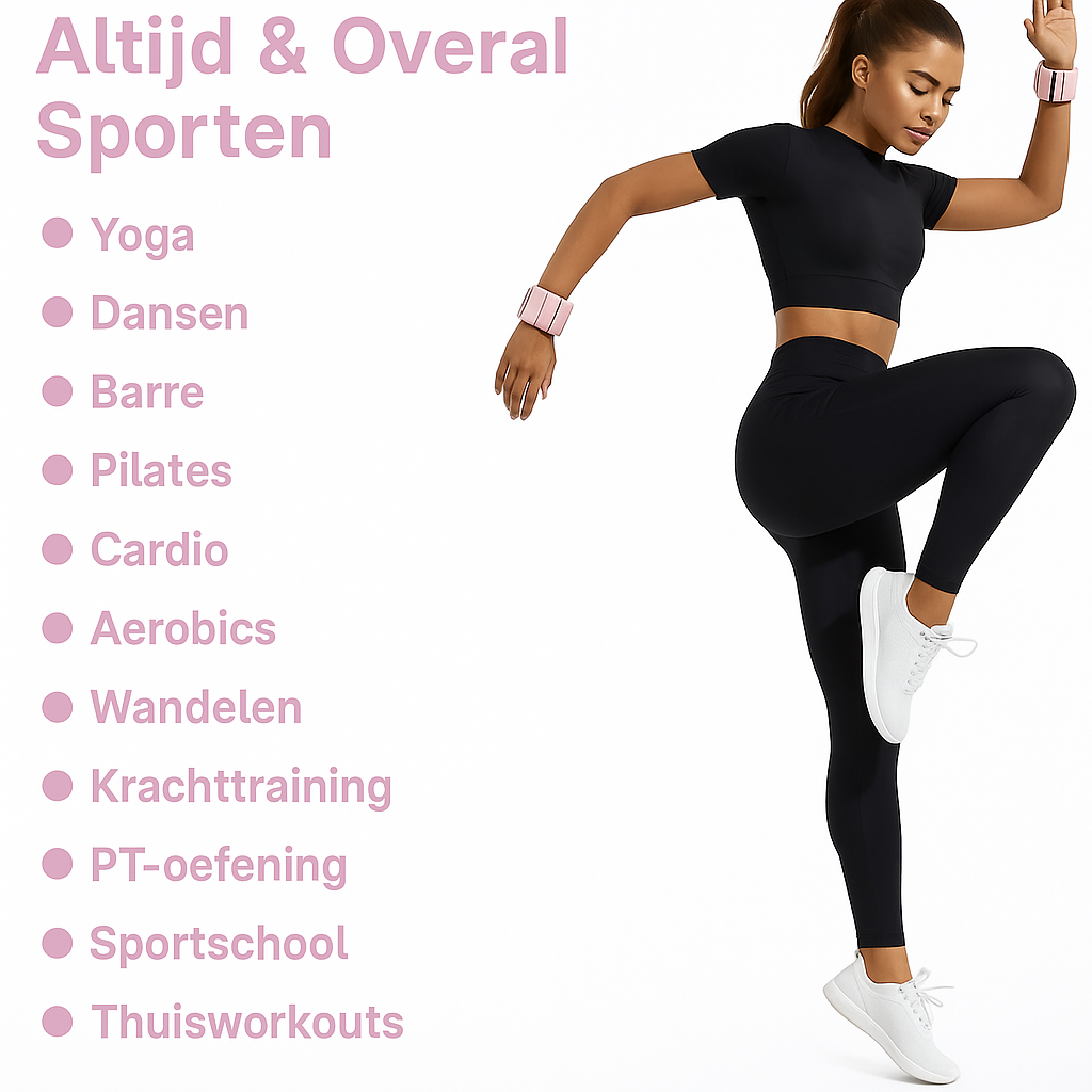 FlexFit™ Polsgewichten – Stijlvolle Kracht voor Elke Workout - Soreho