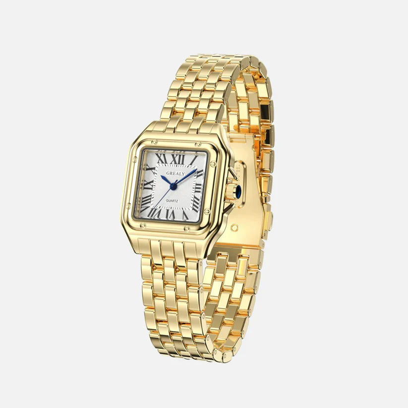 Jacques Horloge 14K Gold Plated - LET OP - Tijdelijk beschikbaar: OP = OP! - Soreho