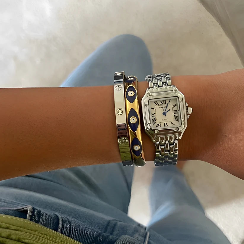 Jacques Horloge 14K Gold Plated - LET OP - Tijdelijk beschikbaar: OP = OP! - Soreho