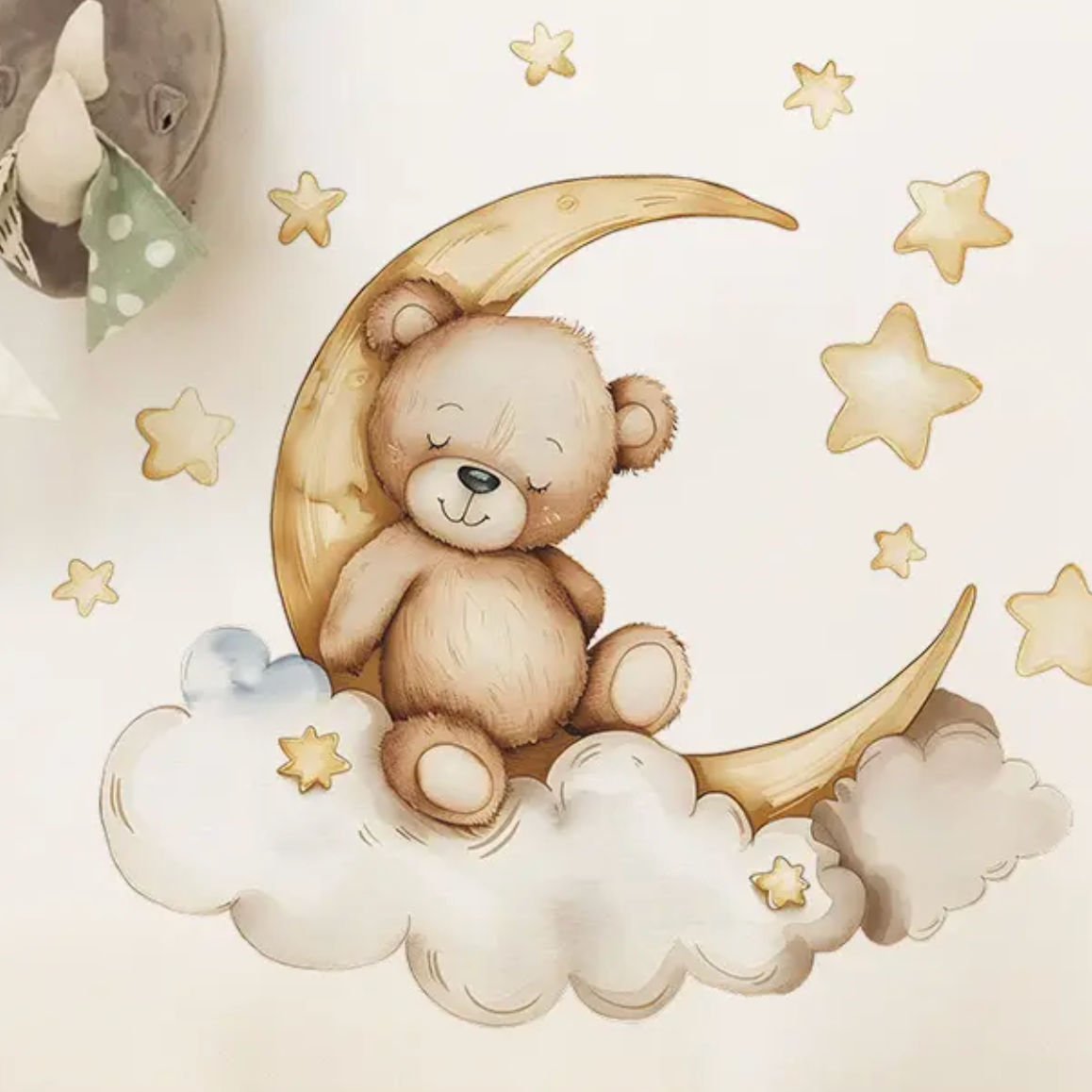 Droomvriendje op de Maan – Muursticker - Soreho