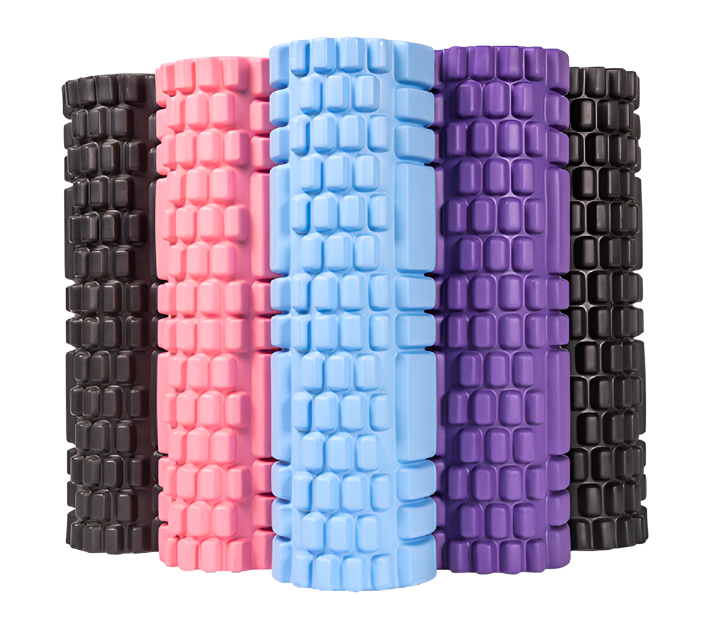 Luxe Deep-Relief Foam Roller 33x14 cm – Spierherstel & Ontspanning in Stijl - Soreho