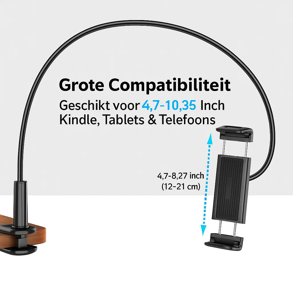 Tablethouder & E-Readerstandaard – Comfortabel Lezen Zonder Gedoe - Soreho