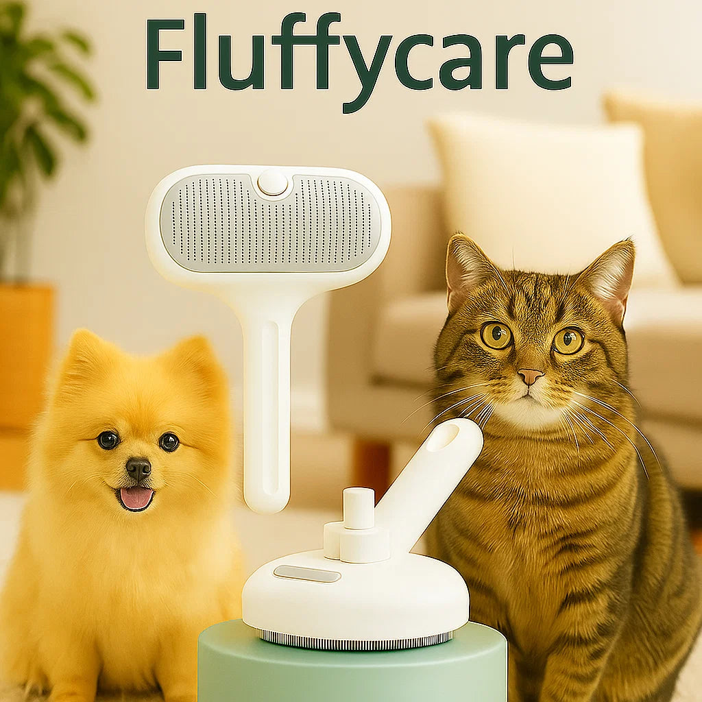 FluffyCare – Luxe Verzorgingsborstel voor Huisdieren - Soreho